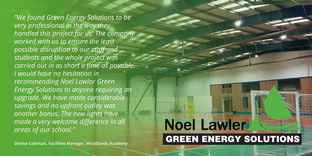 Lawler_Sustain's tweet photo. We recently completed a Lighting as a Service project at Woodlands Academy in Wicklow, with projected savings of 70% on electricity costs and on annual maintenance costs.
#lighting #LED #Energy #GES #NLGES #maintenance
https://t.co/4JdmmWMSVu https://t.co/6Yg3D3ObfF