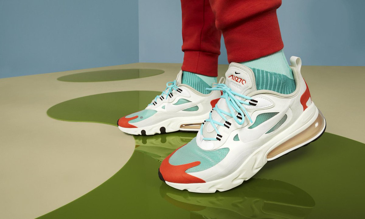 nike 270 react mid century art