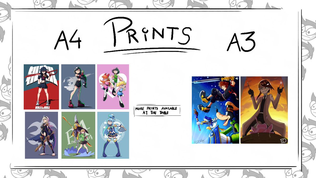 Here's my #CosMania2019FanFair catalog! I'll be tabling with @nakeekat and @purrilly at booth F48
I'll be selling stickers and prints!
#CosplayMania2019