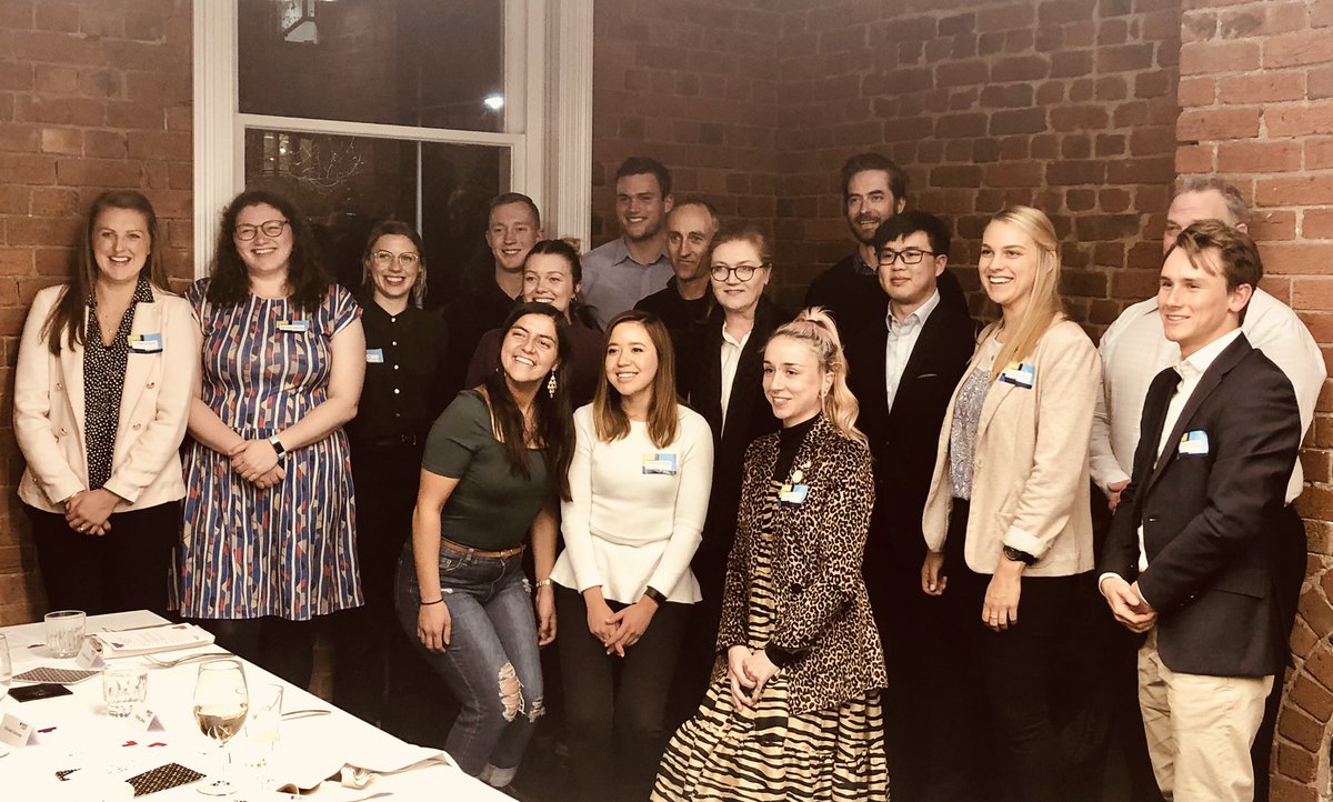Thanking the George Alexander Foundation Scholars and Foundation representatives who attended our dinner tonight at Oxford Scholar - some amazing stories that make me excited to be part of the philanthropy team at RMIT University #philanthropy  #rmituniversity #GAF
