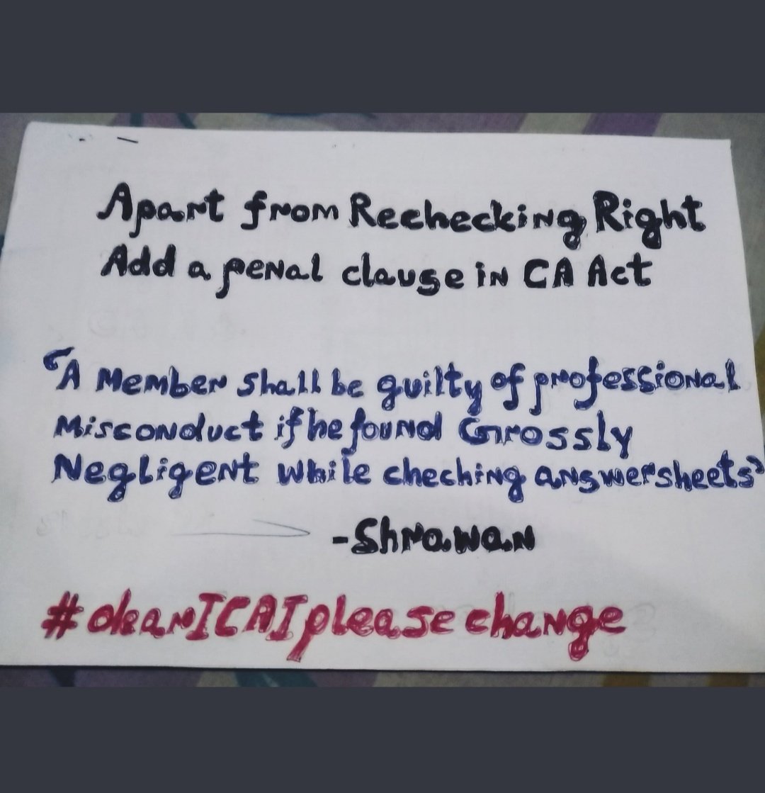 #dearicaipleasechange #wewantjustice #theicai #caparveensharma #caneerajarora #caashishkalra #caadityajain #ICAIReforms