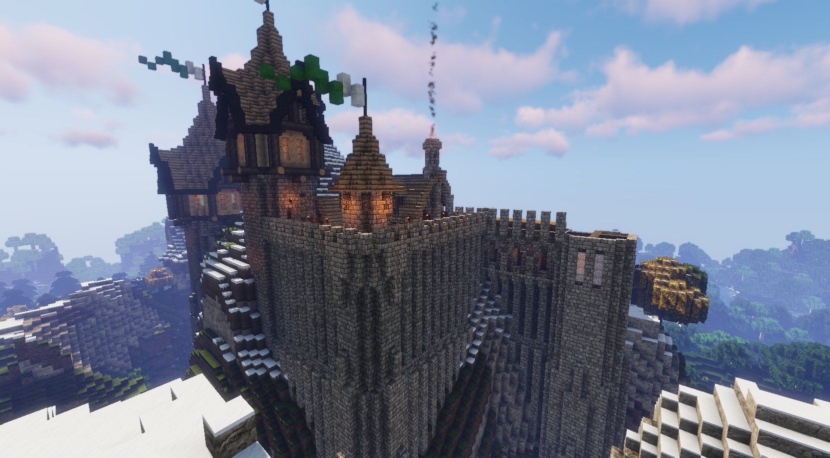 fantasy castle minecraft