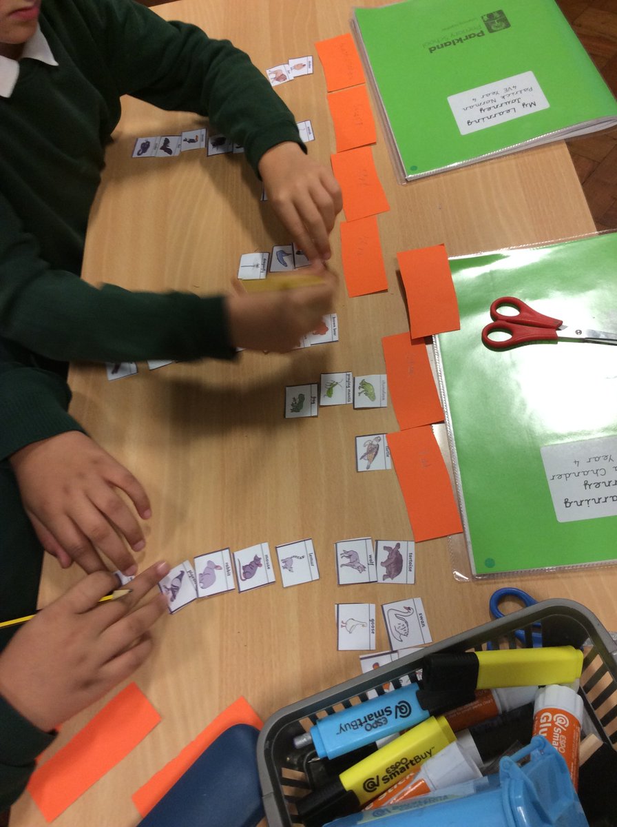 ParklandSch's tweet photo. This morning, Year 4 were scientists! 
We were classifying animals according to what we know about them 🐶🐱🐰🐼🐸🦁🐒🐧🦓🐞🕷️🐢🐋

@DSATScience https://t.co/hDG7jsHSiq
