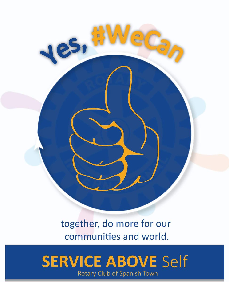 Rotary_SpTown's tweet photo. Yes #WeCan, together do more for our communities and world. It starts with the decision to serve.
- #RotaryClubOfSpanishTown https://t.co/wvbh6Kioy8