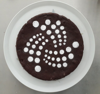 datm0x's tweet image. congrats on joining the @linuxfoundation to the whole @iotatoken team! here, have this cake! $IOTA 

special thanks goes out to mm &amp;lt;3 who made this cake.