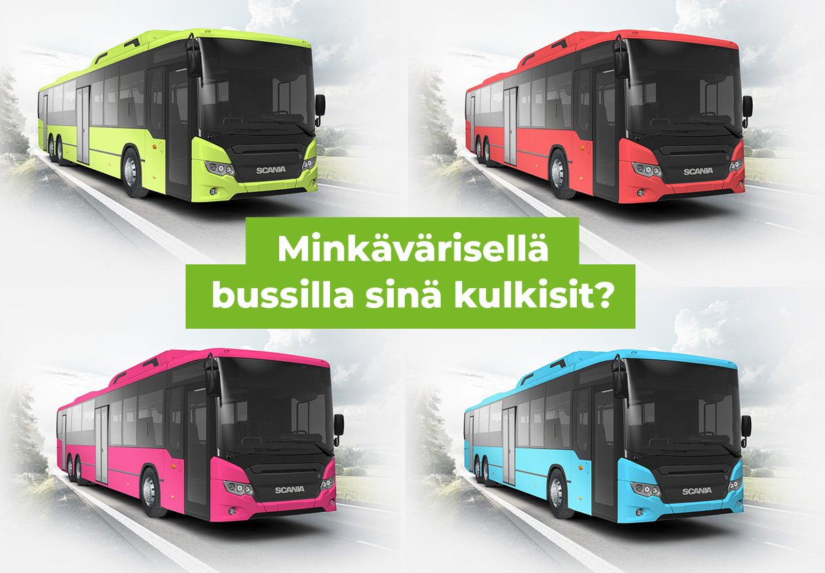 LappeenrantaFi's tweet photo. Minkävärisellä #bussi'lla sinä kulkisit kaupungissamme? Äänestä verkkopalvelussa https://t.co/mVeMAkTK7i tai Winkissä viimeistään 20.10. Palkintoina 30 päivän #Waltti #Lappeenranta -kausilippu tai vastaava arvolippu. Lisätiedot: https://t.co/4eEKNToYb3 https://t.co/xCHgW5JcxS