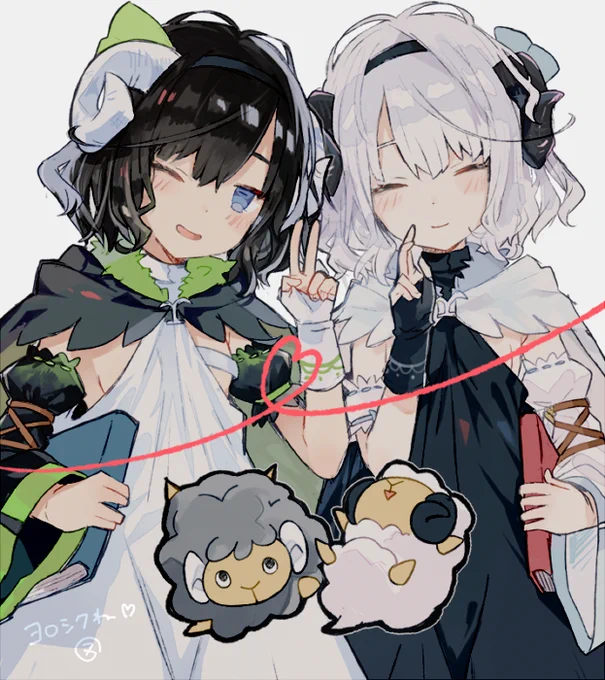 安眠羊姉妹のディーミとディウムが
Vケット3の『ネオ渋谷-Error』に配置されております!
モデル:るぶぶ(@ru_bu_bu)デザイン:ヌードル 

展示のみですが着れるとのこと!是非羊姉妹になって遊んでみてね〜!
#Vket3 