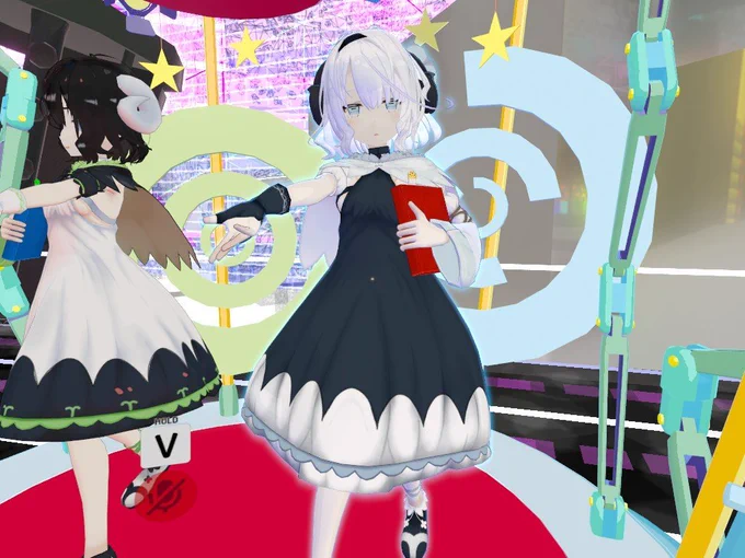 安眠羊姉妹のディーミとディウムが
Vケット3の『ネオ渋谷-Error』に配置されております!
モデル:るぶぶ(@ru_bu_bu)デザイン:ヌードル 

展示のみですが着れるとのこと!是非羊姉妹になって遊んでみてね〜!
#Vket3 