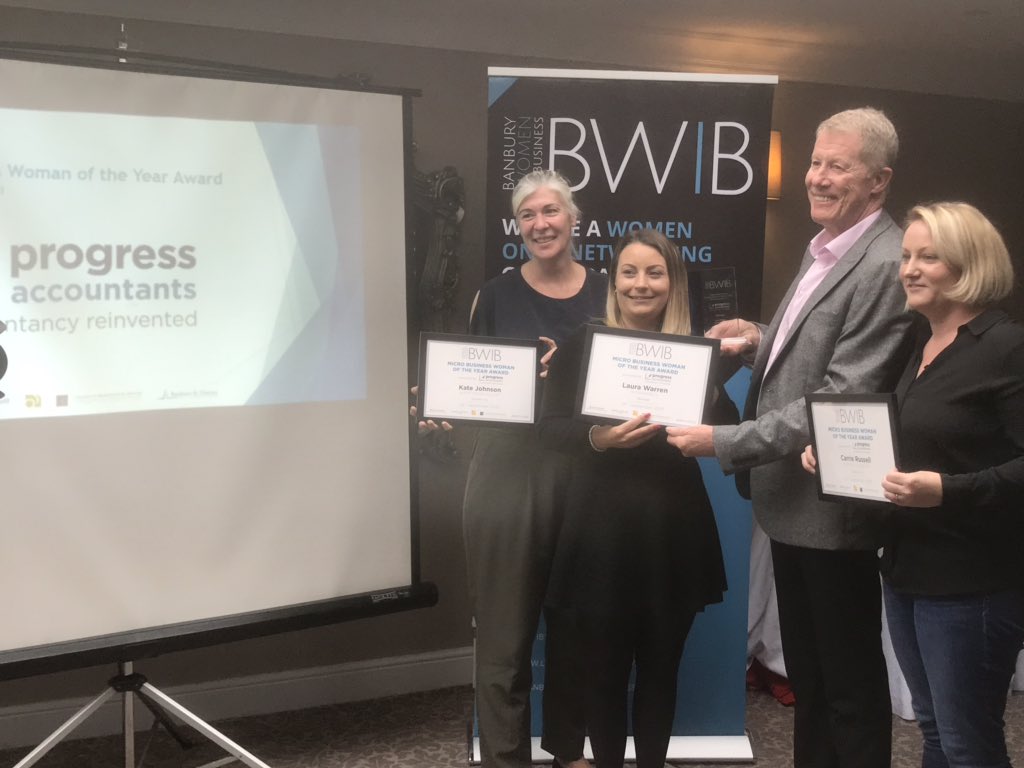 The winner of the #BWIBAwards2019 Micro Business Woman of the Year Award, sponsored by @ProgressACCT is Laura Warren from @Gymophobics!