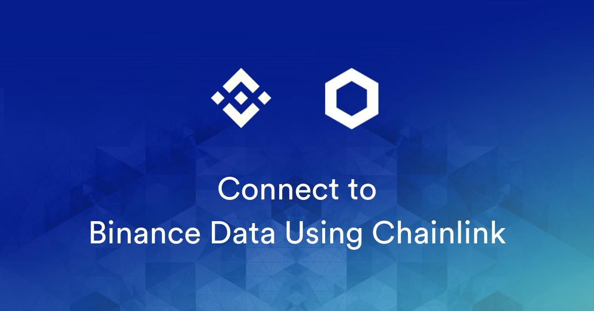 chainlink's tweet photo. You can now connect your smart contracts to @binance data using #Chainlink. We’re excited to provide reliable data about $BTC, $BNB, $ETH and all the other price pairs on #Binance directly to the next generation of #DeFi smart contracts: https://t.co/pCY6zwME3r https://t.co/05rdn3iJi6