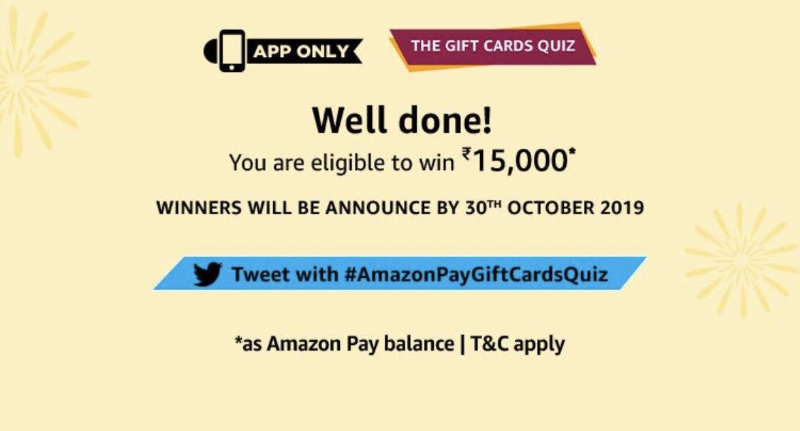 aishuravi23's tweet photo. #AmazonPayGiftCardsQuiz https://t.co/HCtyg6LRIC