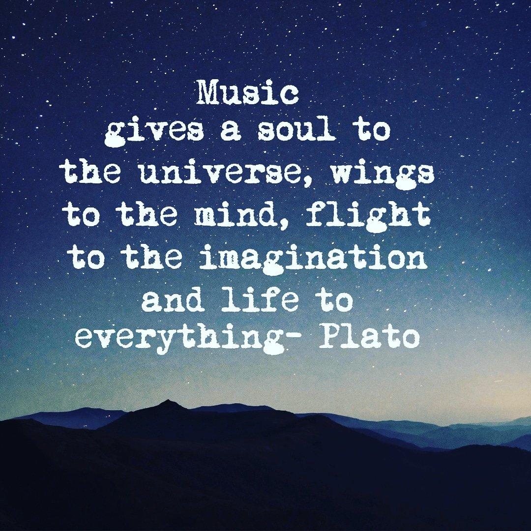 musiklemon's tweet photo. "Music gives a soul to the universe, wings to the mind, flight to the imagination and life to everything"- #plato #platoquotes #musicquotes #musiklemon https://t.co/MUtedgPAGc