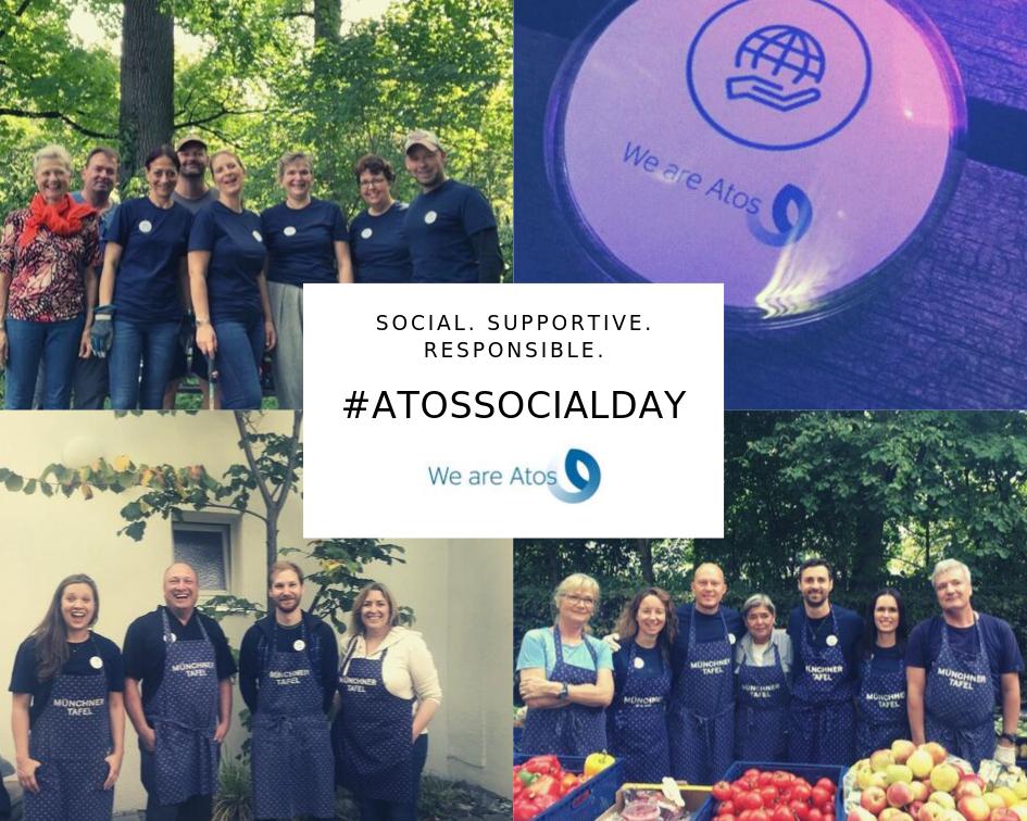 #CSR ist uns wichtig. Atos ist Nr. 1 im Dow Jones Sustainability Index. Unsere Kolleg*innen konnten bei der #MünchnerTafel und in einem Heim für blinde Frauen am #SocialDay in München zeigen, dass jeder einen Beitrag leisten kann. #TeamAtos #SocialEngagement #AtosSocialDay #DJSI