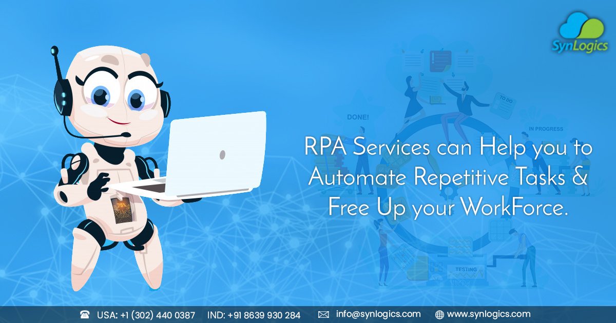 synlogics_Inc's tweet image. We provide to improve your #business efficiency reducing cost and time with our Innovative #roboticprocessautomationsolutions.
Email: info@synlogics.com
Website: synlogics.com