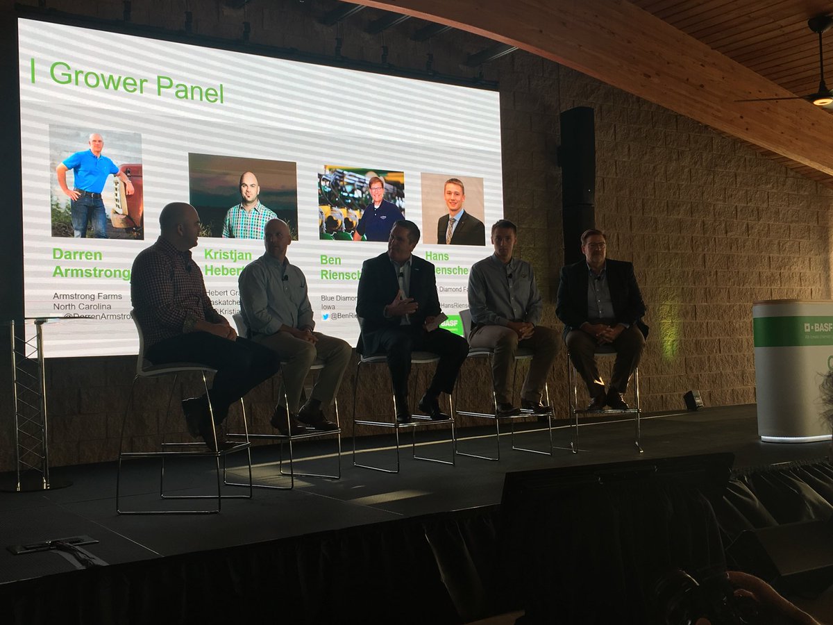 BRNAgNews_CY's tweet photo. Kicking off the morning in North Carolina @BASFAgProducts Global Media Event with grower panel. @brownfield  #ontheground. #wayforwardBASFinag https://t.co/ySOFVwRmUB