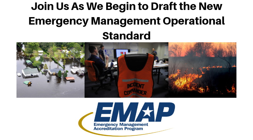 EMAP_US's tweet photo. Assist EMAP in the Development of the new Emergency Management Operational Standard by Joining the Emergency Management Operational Standards Workgroup

If you are interested in participating, please apply using the link: https://t.co/o3WD2zIoBl

#emergencymanagement https://t.co/CtQlv2tNd7