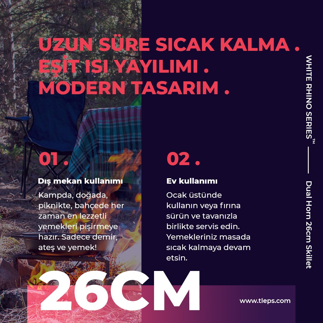 İster mutfağımızda kullanın, ister doğada yaptığınız bir aktivitede ya da bahçenizde ki bir eğlencede. Tleps kaplamasız demir döküm tavanızı her türlü ısı kaynağıyla en lezzetli tariflerinizde kullanabilirsiniz. #dökümtava #demirdökümtava #kaplamasızdökümtava #steak #tleps #yemek
