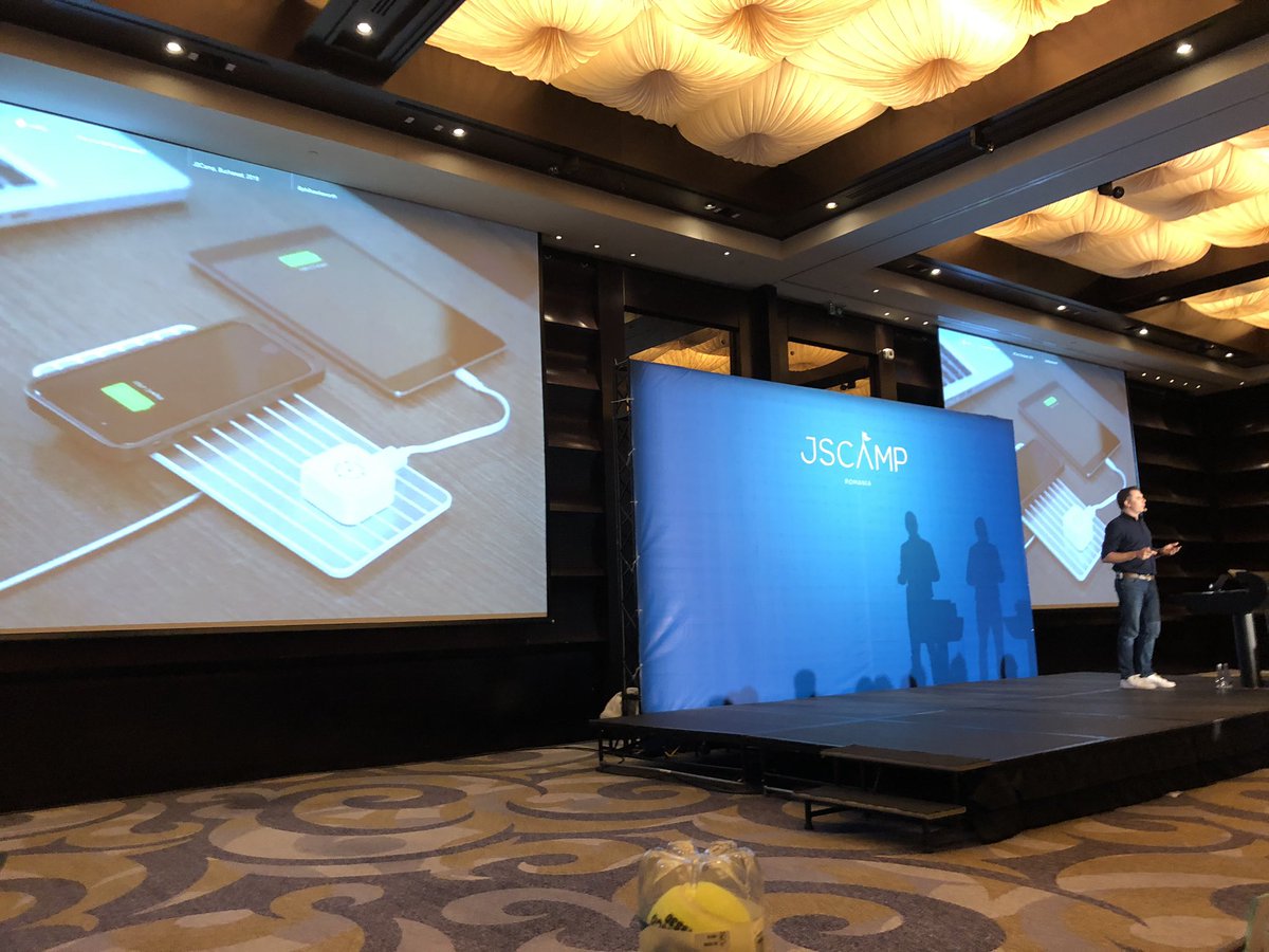 TejasKumar_'s tweet photo. 🤔 

“wireless”

🤔 

“serverless”

🤔 

Great parallels by @philhawksworth today at #JsCampRo. 🎉 https://t.co/C16r8kqp22