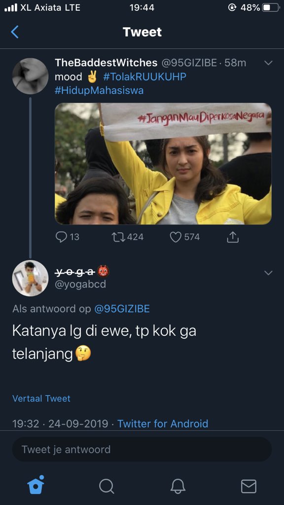 Nah, orang-orang sampah kayak gini yang jadi alasan kenapa RKUHP itu sampah &amp; alasan kenapa RUU PK-S harus segera disahkan🙂🙂🙂