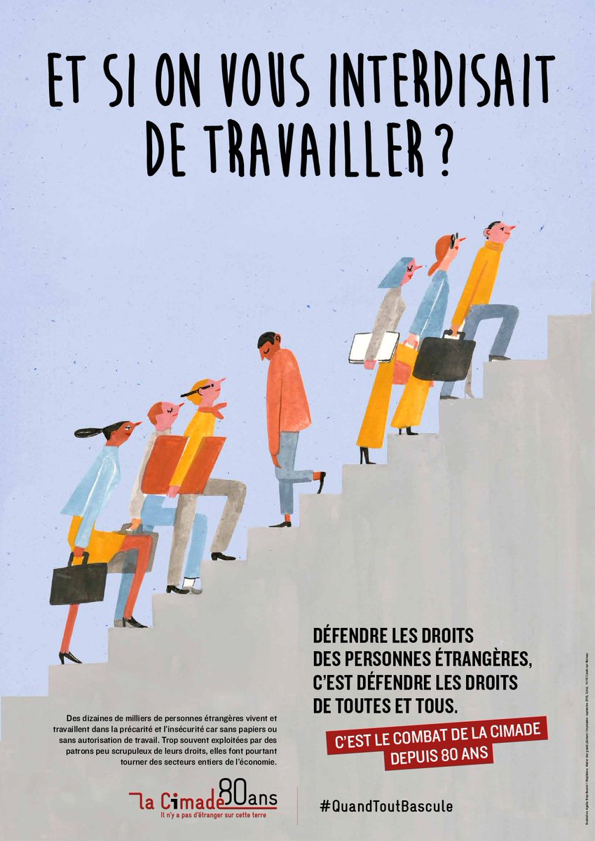 #QuandToutBascule première campagne de La Cimade conçue de manière collective avec les personnes étrangères accompagnées dans nos permanences juridiques est lancée à l’occasion des #80AnsLaCimade
Et si c’était vous ?
lacimade.org/quand-tout-bas…