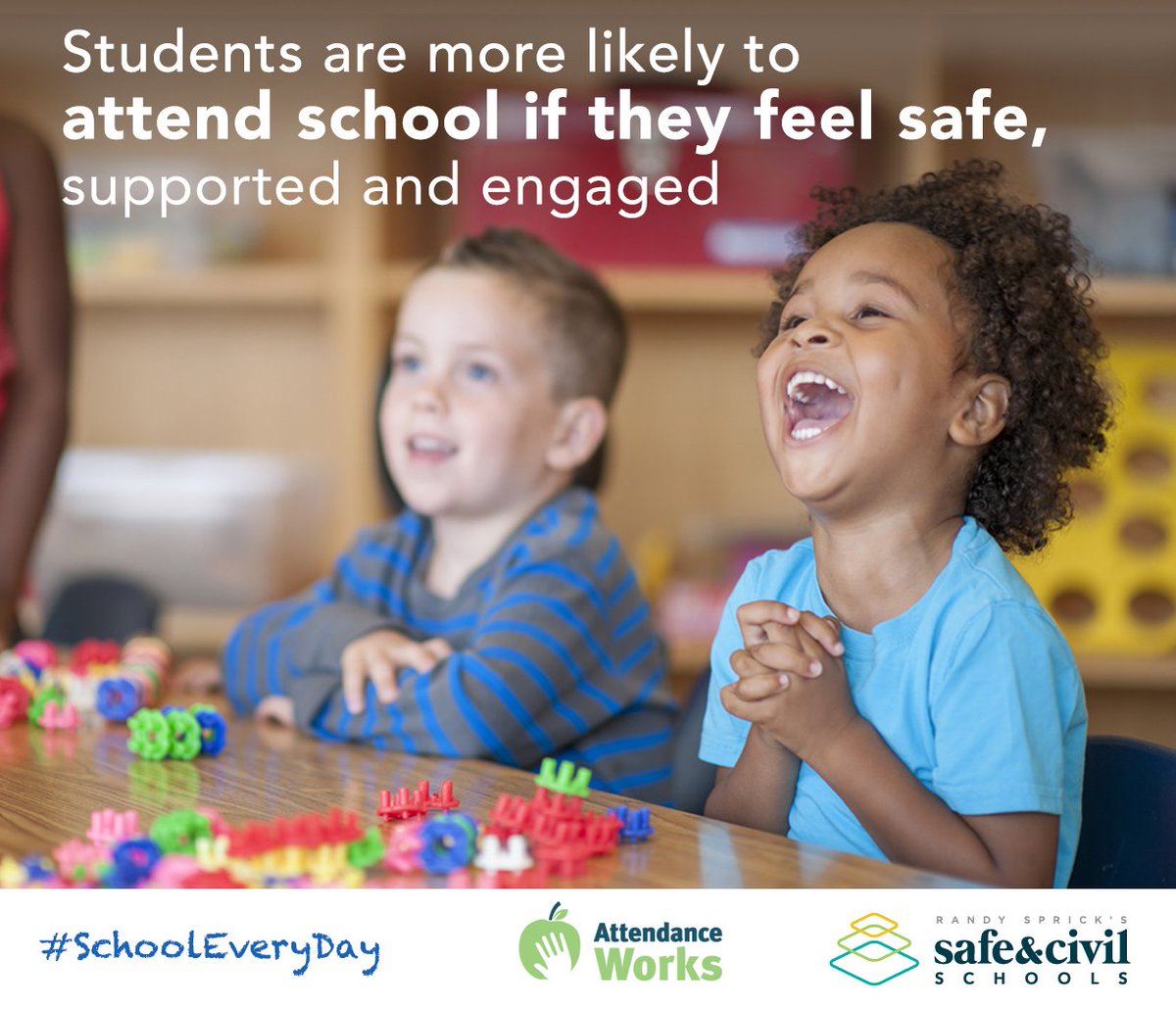 Attendance Works (@attendanceworks) on Twitter photo Making a difference in a child's attendance doesn’t necessarily require extra work - it involves strategically infusing attendance & the power of positive relationships into everyday interactions with students & families. #SchoolEveryDay <a href="/SafeAndCivil/">Safe & Civil Schools</a> Making a difference in a child's attendance doesn’t necessarily require extra work - it involves strategically infusing attendance & the power of positive relationships into everyday interactions with students & families. #SchoolEveryDay <a href="/SafeAndCivil/">Safe & Civil Schools</a>