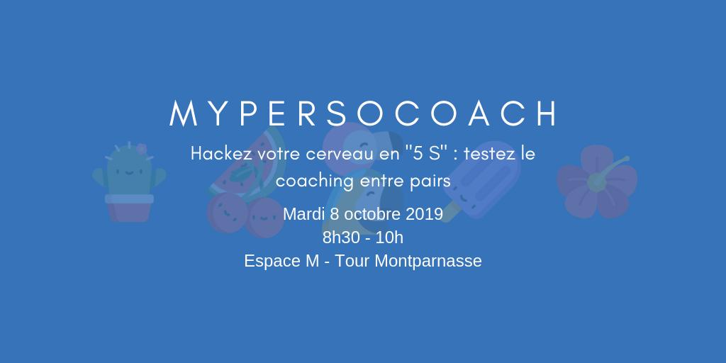 Hackez votre cerveau : 1h30 pour tester le coaching entre pairs. Repartez avec une méthode issue du coaching professionnel pour travailler différemment avec vos équipes. Inscription gratuite bit.ly/hackmybrain #innovation #RH
