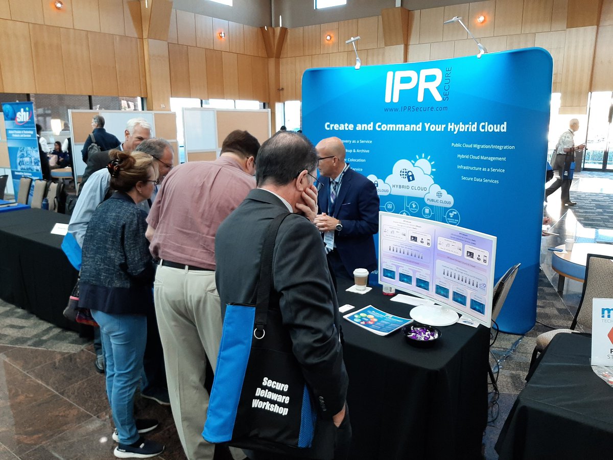Coming to <a href="/DeldigiKNOW/">Delaware digiKNOW</a> #SecureDelaware today? Be sure to stop at our table and say hello! What's your DR strategy?