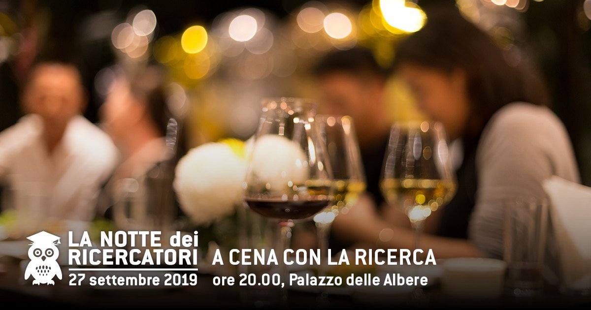 NottedeiRicercatori (@nottericercatn) on Twitter photo #ndr2019: vuoi condividere con i nostri ricercatori e le nostre ricercatrici una gustosa cena a base di scienza?
Affrettati a riservare la tua sedia: i posti sono limitati e due tavoli sono già completi!
eventbrite.it/e/registrazion… #ndr2019: vuoi condividere con i nostri ricercatori e le nostre ricercatrici una gustosa cena a base di scienza?
Affrettati a riservare la tua sedia: i posti sono limitati e due tavoli sono già completi!
eventbrite.it/e/registrazion…