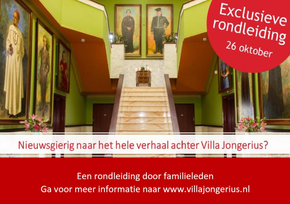 Aanmelden voor de #exclusieve #rondleiding bij #VillaJongerius kan nog t/m 15 oktober. Er zijn nog een paar plekken beschikbaar! Meld je hier aan ➡️ bit.ly/2mn676n