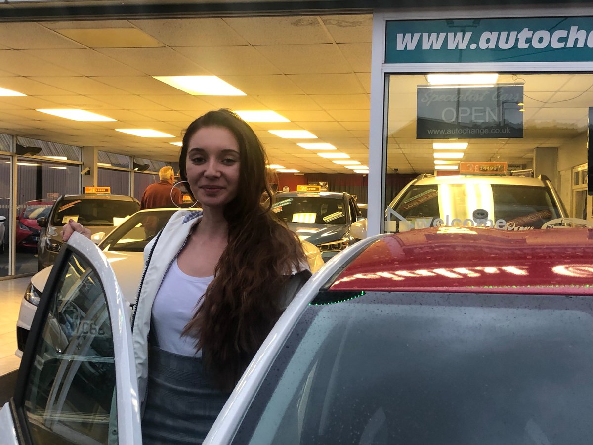 specialistcars1's tweet photo. Charley reserved her car on sunday evening using #ClickEngage
Came to 'check it over' And decided she wanted it tonight, as all cars are ready to go, quick paperwork done, taxed, insured and away.
Thanks for the business, enjoy your new car Charley
#Ravingfans #stoke https://t.co/8jsJOSLI7u