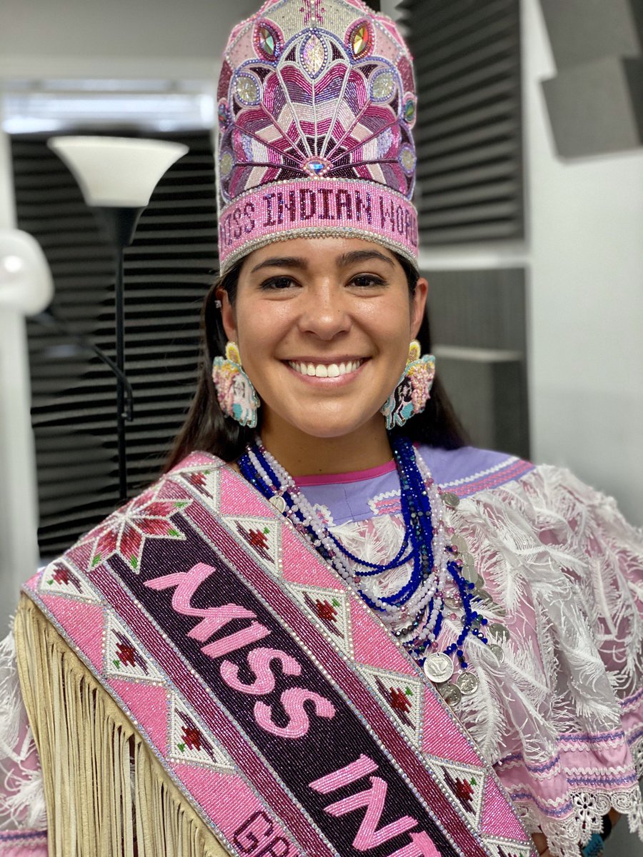 antoniajen14's tweet image. .@missindianworld Cheyenne Kippenberger stopped by our ABQ studios as a guest @180099native #NativeInTheSpotlight #SeminoleFL