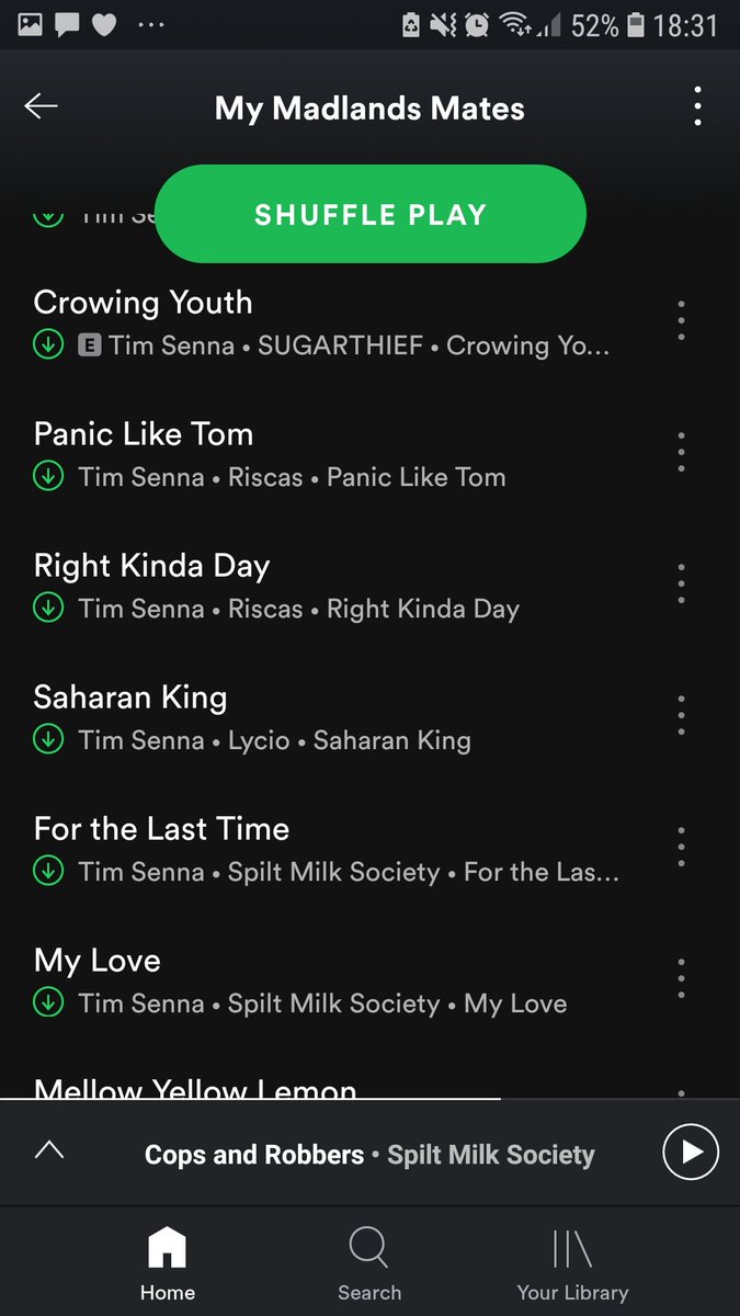 timsenna's tweet photo. I'm so excited to finally share my Spotify playlist with you guys! It's snappily titled 'My Madlands Mates' and began as something I made just for myself but I've decided to make it public AND collaborative so we can all share our fave Midlands artists 💚

https://t.co/NjpWEBKhgD https://t.co/MHOOw54bfJ