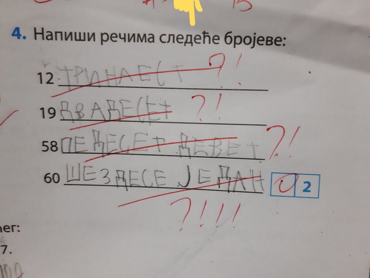 Bratu smo jedva objasnili zasto mu je netacan zadatak
