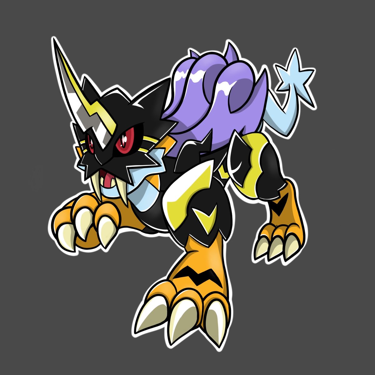 TipsyDoodlez's tweet image. Raidramon X Raikou Ko-Fi Combomon for @Sagrevyum9
#combomon #raikou #raidramon #lightdramon #pokemon #digimon #pokemonart #digimonart #pokemonfanart #digimonfanart #digimonadventure02