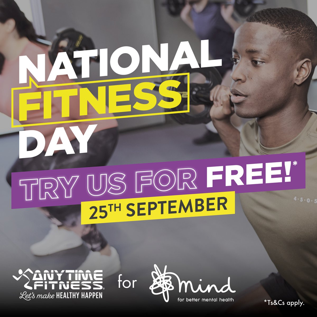 ATF_chadHeath's tweet image. Tomorrow is NATIONAL FITNESS DAY!!!! 

Non members Feel free to visit the club and check out the facilities!! 

Members..... We have a one day exclusive offer for you!! Call the club between 9am - 8pm to find out more!! 0203 475 7176!