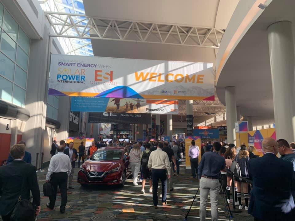 unicitysolar's tweet photo. Honored to be invited to Solar Power International representing @unicitysolar! Over 40,000 people from all around the world. https://t.co/hRYXVVbXNF