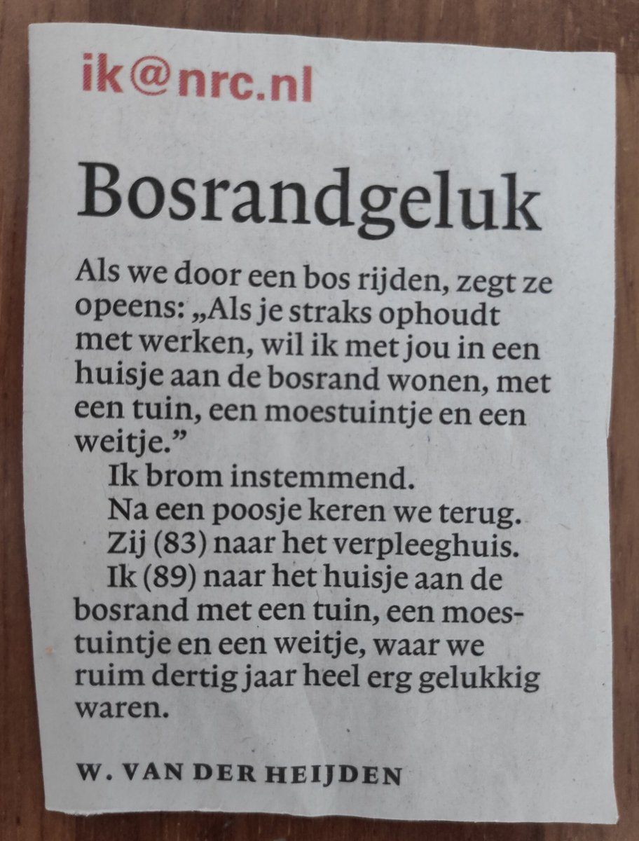 Dit kwam even binnen ❤️