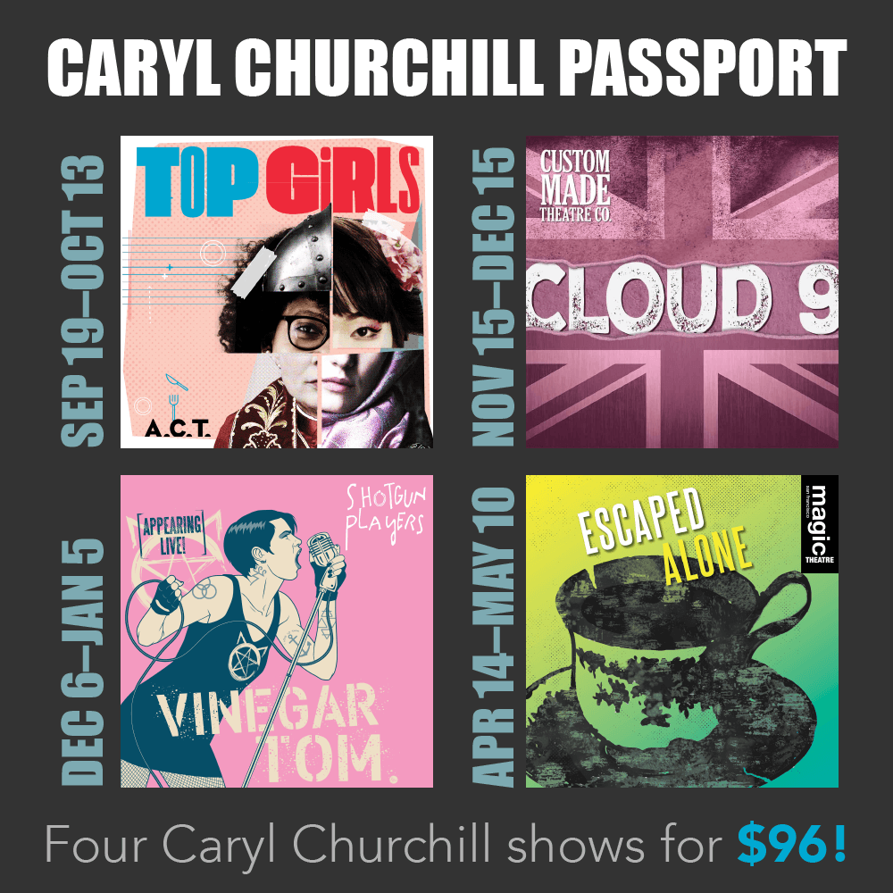 ACTSanFrancisco's tweet photo. Experience some of todayβs most pressing issues dramatized for the stage by Caryl Churchill at four Bay Area theaters this season with the Caryl Churchill Passport! https://t.co/zvojpDLXGw
Read more here! https://t.co/AvytOt9ohy
#ACT1920 #InsideACT https://t.co/Eke8I6UHW8