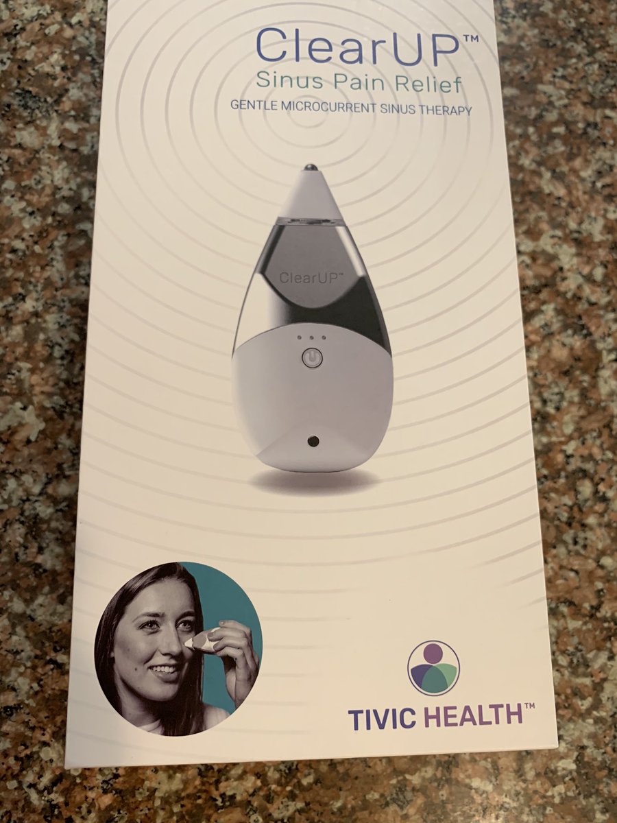 Excited about trying out @SYNUSrelief from @TivicHealth! (Much needed area of innovation)