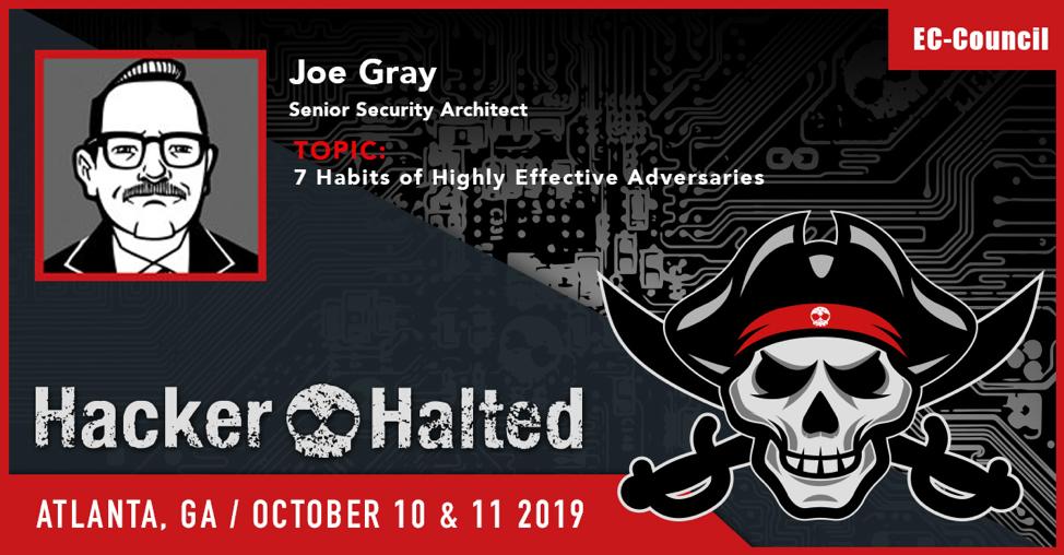 Hacker Halted is excited to have speaker Joe Gray @C_3PJoe present his ...