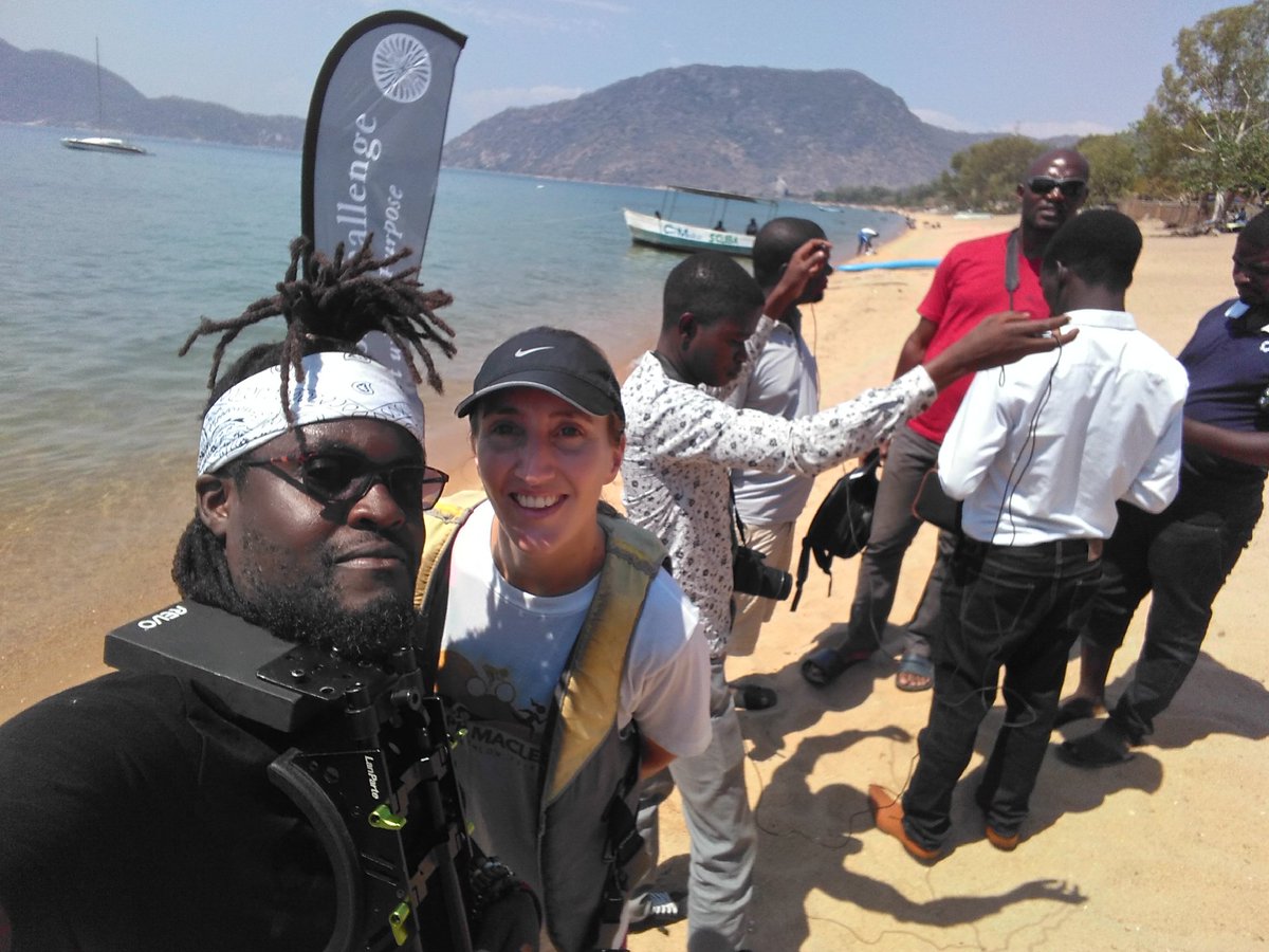 ClemKwizFilms's tweet photo. #Throwback
Selfie @HollyTett with British High Commisioner to Malawi whilst filming @OrbisExp challenge at Cape MacLear, Mangochi #orbisexp #UKinMalawi #filmmaker #selfie #capemac #lakemalawi https://t.co/MkUndKU6E6