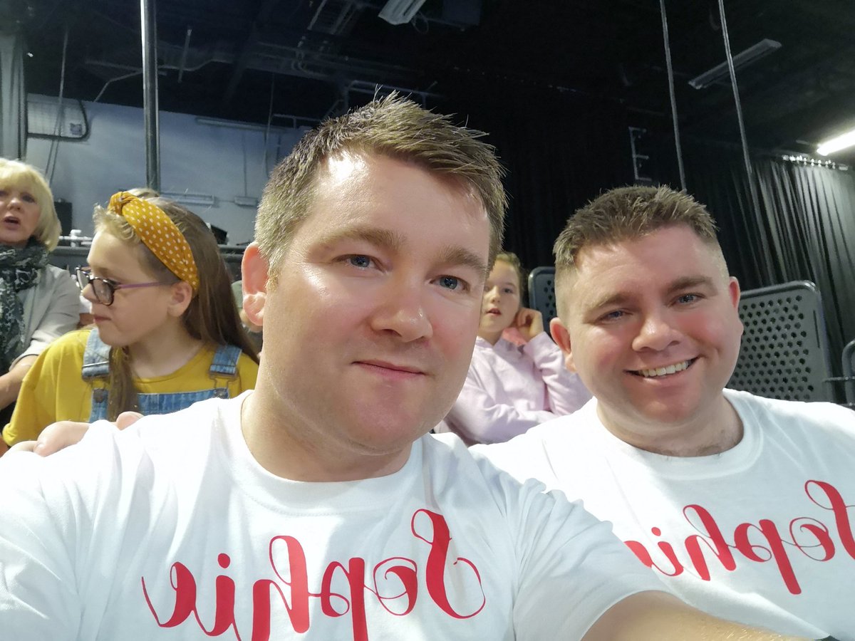 Leecutleractor's tweet photo. Waiting for the live show with my brother ! #s4c #livefinals #live #jesc2019 #junioreurovision #eurovision #lloydmacy #fans https://t.co/PUXmW8KQiK