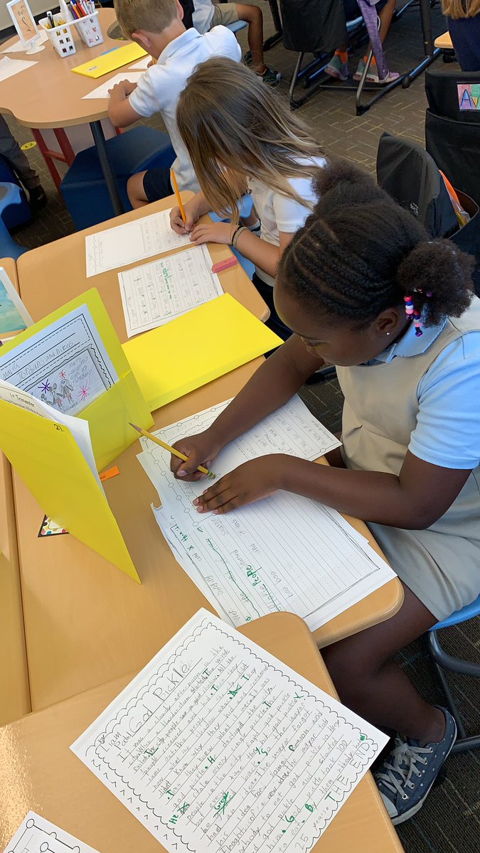 MrsMaddyStreet's tweet image. Second graders are publishing narrative stories after working through the writing process for over a WEEK! #WCSPerseverance