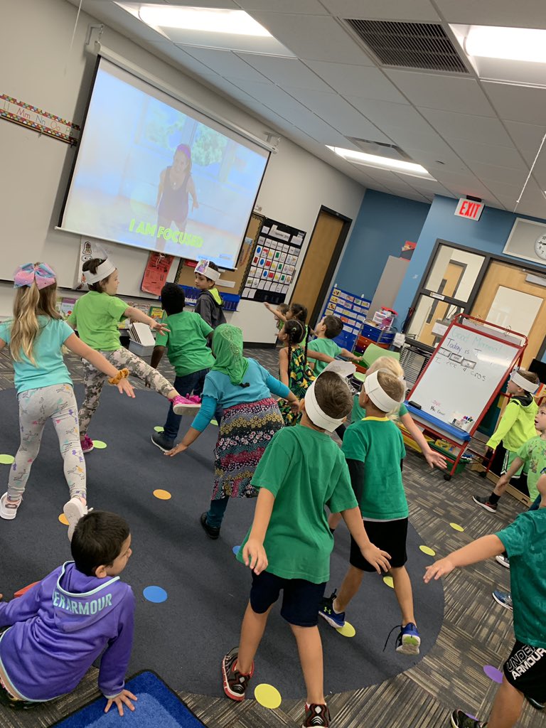CGroutSGR's tweet photo. We began the today with some calming Power Yoga moves. It felt good to start the day with a positive mindset! #iamfocused #iamdetermined @sgrspuds https://t.co/qAMIcr3CpU