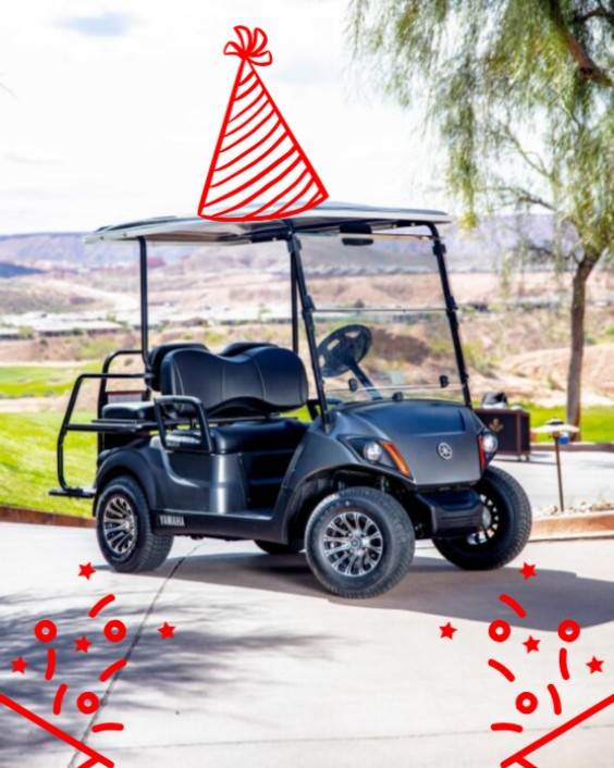 YamahaGolfCars's tweet photo. Celebrating your birthday soon? How about a new ride for you? https://t.co/zUijhM2Eim 😃 

#TreatYoSelf #ItsYaBirthday #Bday #Celebrate #Partaay #Virgo #VirgoSeason #Libra #LibraSeason https://t.co/unrGYJmtZO
