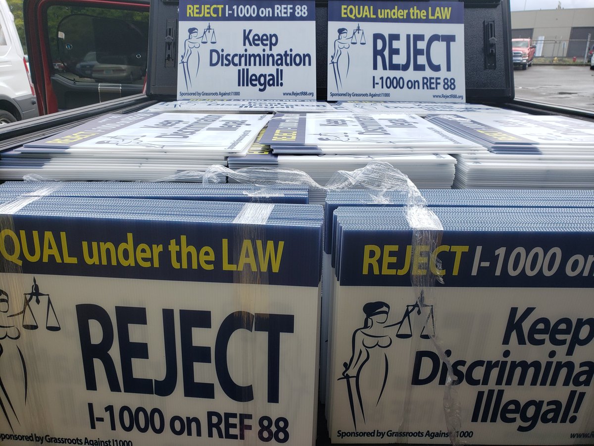 RejectRef88's tweet photo. TODAY is #NationalVoterRegistrationDay! Dear Washingtonians, we invite you to join our fight against I-1000. Keep discrimination illegal! Veterans deserve better! To have your own voice heard, we invite you to visit https://t.co/FiX6QINN1w, follow #RejectRef88 https://t.co/8ums08NGyk