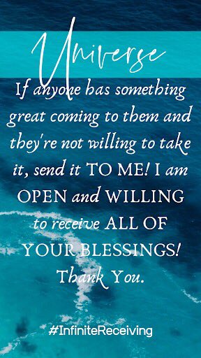 PMCharmed's tweet photo. #infinitereceiving #moreplease #opentoreceiving #blessings https://t.co/htxj5jX0Kl