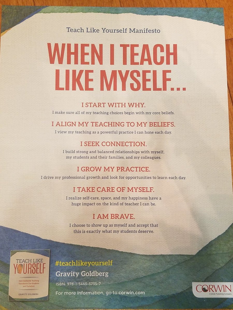 A powerful ending to a great three days - until next time (🤞) , @TCRWP ! #teachlikeyourself <a href="/drgravityg/">Gravity Goldberg</a>