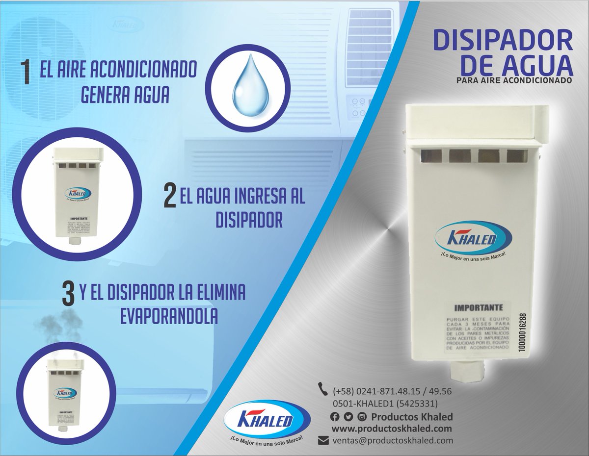 ProductosKhaled's tweet photo. Mayor Información ventas@khaled.com.ve // 0414-4176913

#ProductosKhaled #Innovacion #Venezuela #DisipadordeAgua https://t.co/tuLRwvVKEp