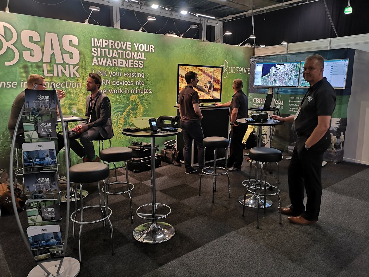 observis's tweet photo. Exhibition well underway. Lots of good discussions and interest towards our ObSAS software. Tomorrow we continue so come and see the what's new. https://t.co/PNkEHh3wGS